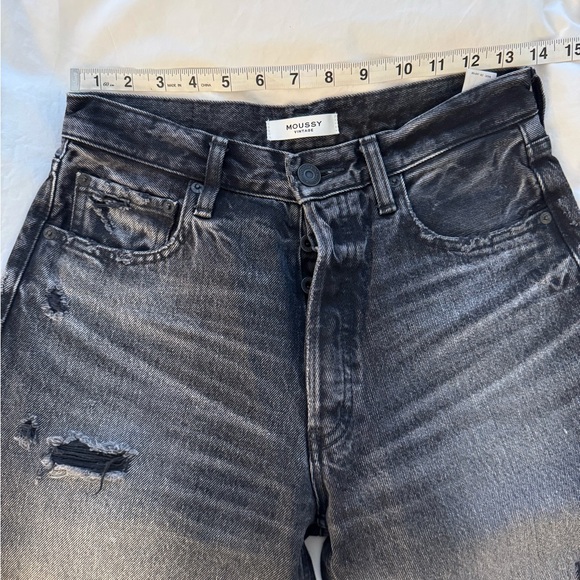 Moussy Jeans Odessa Wide Leg Straight - Picture 6 of 12